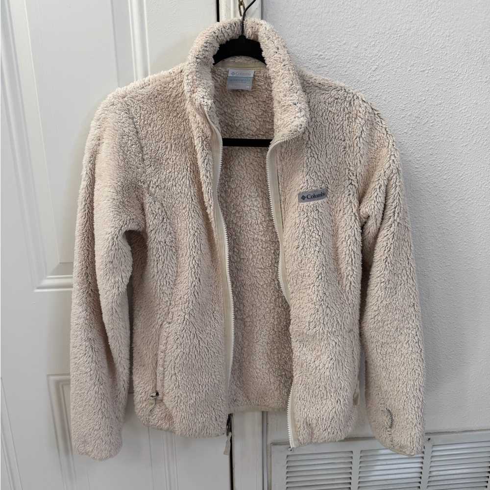 Columbia cream Fleece Jacket